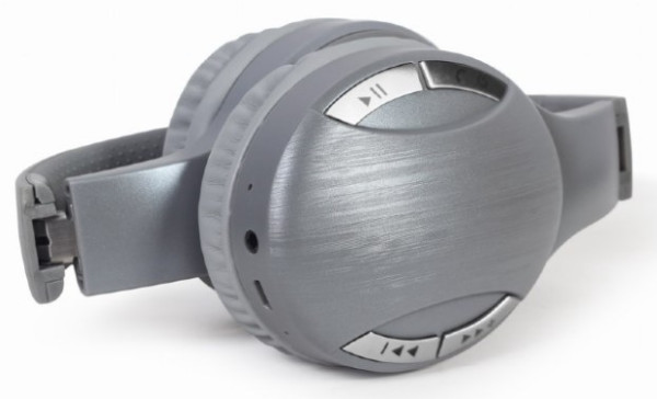 BTHS-01-SV Gembird Bluetooth stereo Slusalice sa mikrofonom, Silver - Слика 2