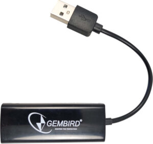 NIC-U6** Gembird USB 2.0 to Fast Ethernet LAN adapter 10/100 white,  mrezna kartica (399)