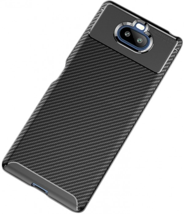 MCTK74-SAMSUNG S22 Plus * Futrola Carbon Fiber Silicone Black (279) - Слика 3