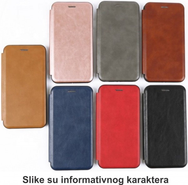 MCLF11-XIAOMI Redmi 10C * Futrola Leather FLIP Black (289) - Слика 2