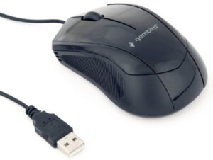 MUS-3B-02 ** Gembird Opticki mis 1000Dpi 3-button black 105mm USB (221)