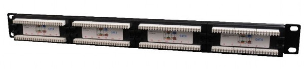 NPP-C624CM-001 Gembird Cat.6 24 port patch panel with rear cable management - Слика 2