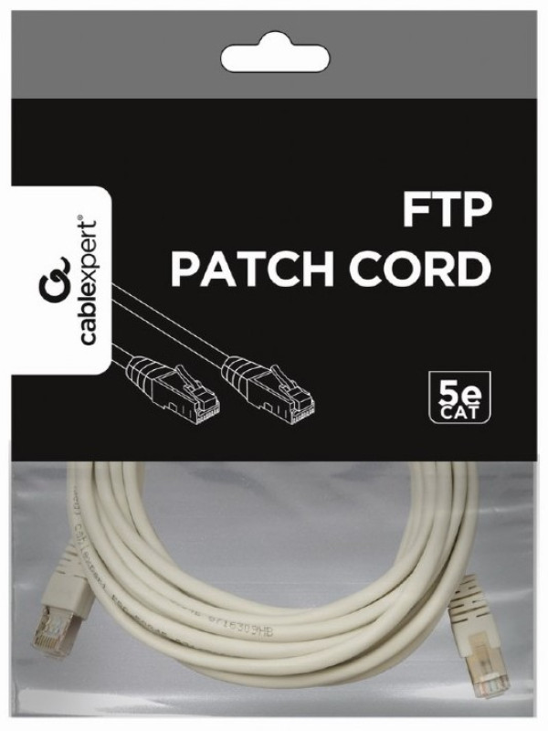 PP22-3M Gembird Mrezni kabl FTP Cat5e Patch cord, 3m grey - Слика 4