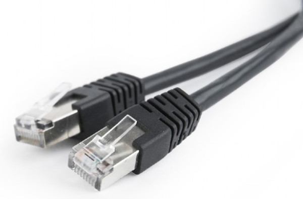 PP22-0.5M/BK Gembird Mrezni kabl FTP Cat5e Patch cord, 0.5m black - Слика 2