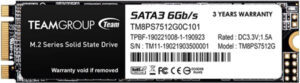 TEAM GROUP TeamGroup M.2 2280 512GB MS30 NGFF SSD SATA3 530/430MB/s TM8PS7512G0C101