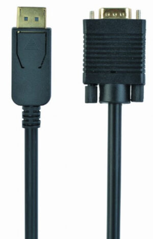 CCP-DPM-VGAM-6 Gembird DisplayPort to VGA adapter cable, black, 1.8 m