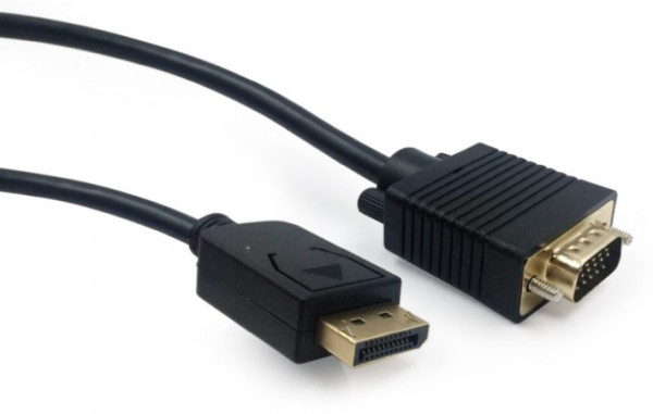 CCP-DPM-VGAM-6 Gembird DisplayPort to VGA adapter cable, black, 1.8 m - Слика 2