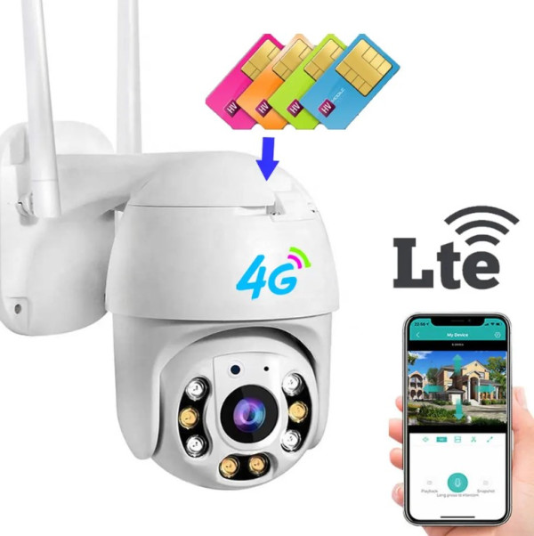 GEMBIRD CAM-IP4MP-EP9-EU 4G GMB kamera 4 mpix microSD iCSee xmeye pro app Two-way voice PTZ ip66 - Слика 3