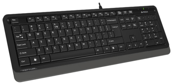 A4 TECH A4-FK10 US GREY A4Tech Fstyler Multimedia comfort tastatura, FN funkcije, vodootp. US-LAYOUT, USB - Слика 2