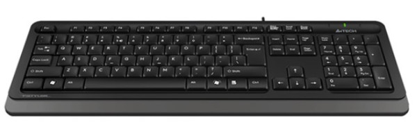 A4 TECH A4-FK10 US GREY A4Tech Fstyler Multimedia comfort tastatura, FN funkcije, vodootp. US-LAYOUT, USB - Слика 4