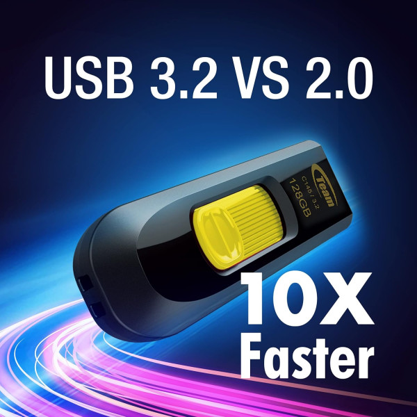 TEAM GROUP TeamGroup 128GB C145 USB 3.2 YELLOW TC1453128GY01 - Слика 3