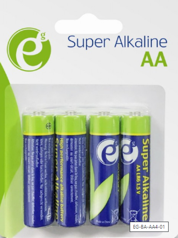 GEMBIRD EG-BA-AA4-01 ENERGENIE AA Alkalne baterije LR6 PAK4 CK - Слика 3