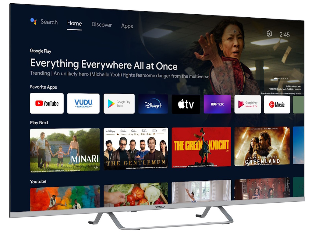 Televizor TESLA 55E635SUS/LED/55"/UHD/smart/Android/siva/frameless - Слика 3