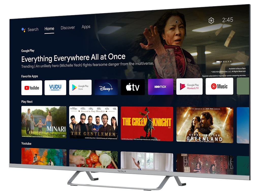Televizor TESLA 55E635SUS/LED/55"/UHD/smart/Android/siva/frameless - Слика 4