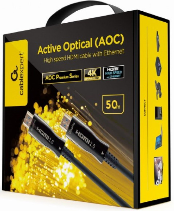 CCBP-HDMI-AOC-50M-02 Gembird Active Optical (AOC) High speed HDMI cable with Ethernet Premium 50m - Слика 2