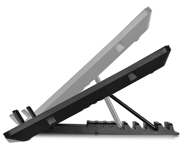 DeepCool U PAL Hladnjak za laptop 15.6 2x140mm.Fan 1000rpm 92CFM 26dB 390x280x27mm USB3.0 (postolje - Слика 2