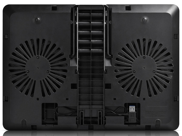 DeepCool U PAL Hladnjak za laptop 15.6 2x140mm.Fan 1000rpm 92CFM 26dB 390x280x27mm USB3.0 (postolje - Слика 5