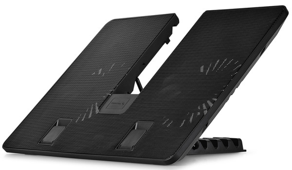DeepCool U PAL Hladnjak za laptop 15.6 2x140mm.Fan 1000rpm 92CFM 26dB 390x280x27mm USB3.0 (postolje - Слика 7