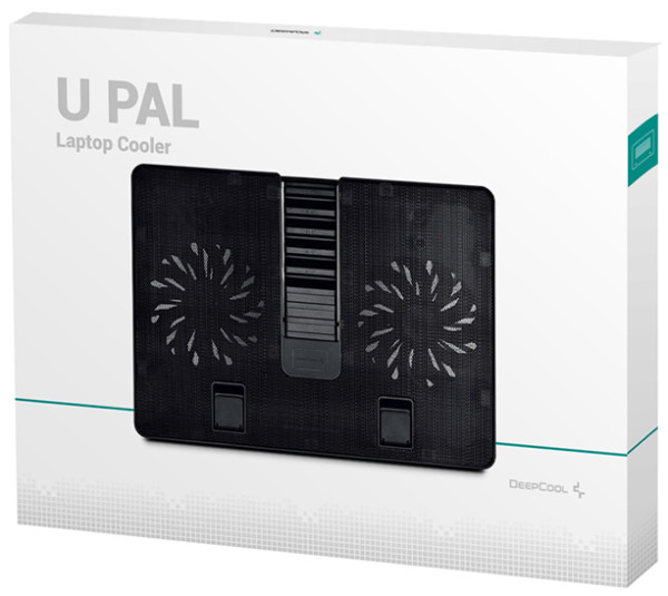 DeepCool U PAL Hladnjak za laptop 15.6 2x140mm.Fan 1000rpm 92CFM 26dB 390x280x27mm USB3.0 (postolje - Слика 8