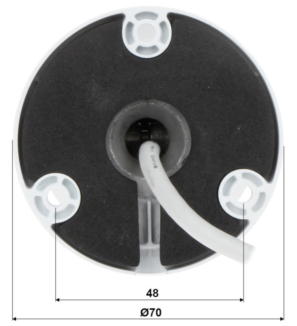 Dahua IPC-HFW2441S-S-0280B AI IP 4MP bullet IC kamera; WizSense serija; 2.8mm; IC 30m; IP67; Micro S - Слика 4