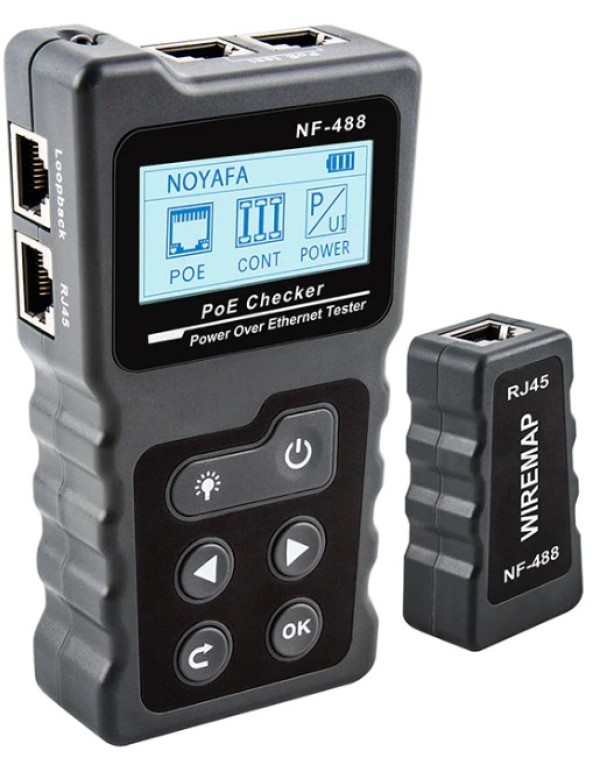 Tester Kablovski POE LAN Noyafa NF-488 STP / UTP do 600m - Слика 3