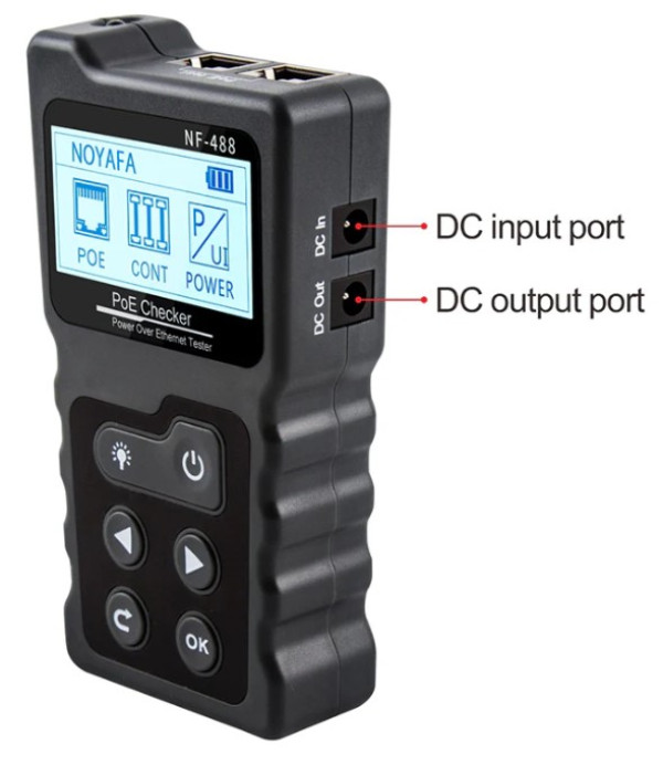 Tester Kablovski POE LAN Noyafa NF-488 STP / UTP do 600m - Слика 7