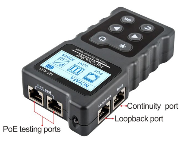 Tester Kablovski POE LAN Noyafa NF-488 STP / UTP do 600m - Слика 8