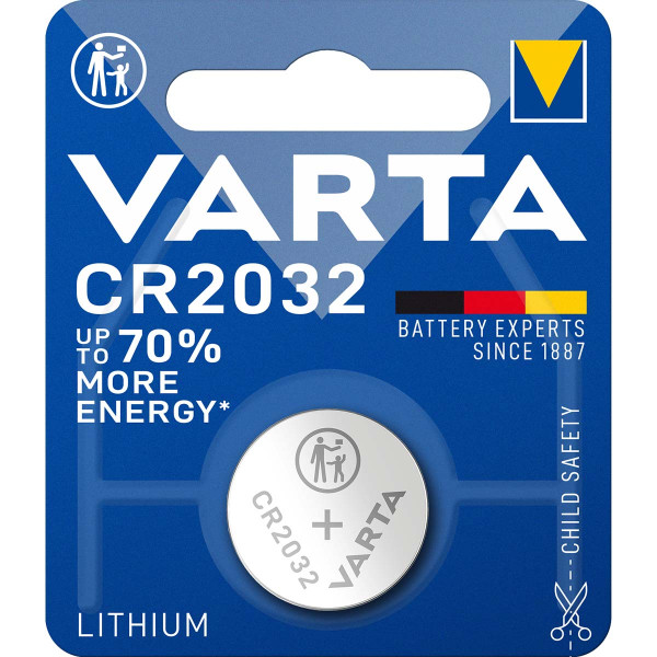 VARTA baterija CR 2032 3V Litijum baterija dugme, Pakovanje 1kom - Слика 2