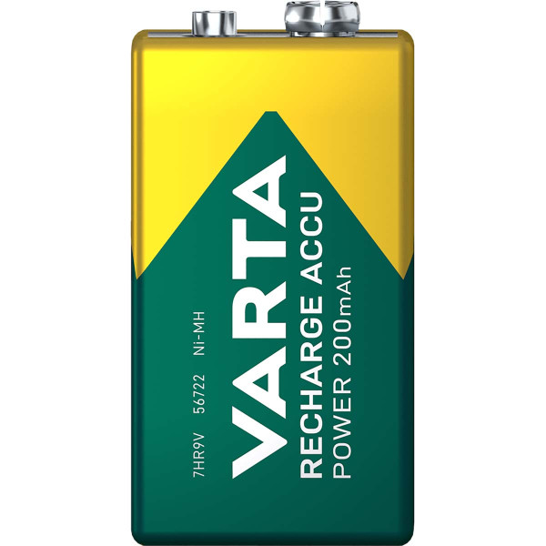 VARTA-56722/1 9V PUNJIVA NiMH baterija 200mAh R22, Pakovanje 1kom - Слика 2