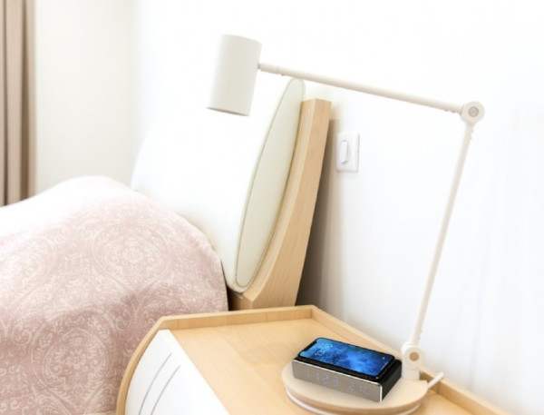DAC-WPC-01 Gembird Digitalni sat + alarm sa bezicnim punjenjem telefona, Black - Слика 4