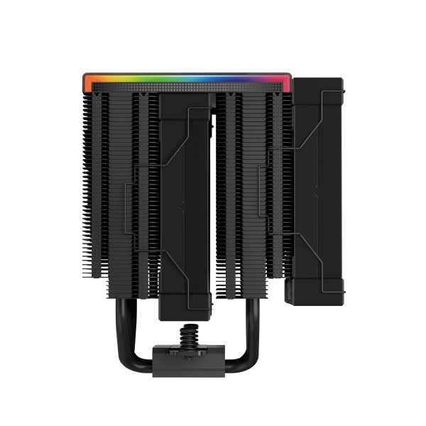 DeepCool AK620 Digital 6xHeat Pipe, Real-Time CPU Screen, 260W 2x120mm 1850rpm 69CFM Black Intel/AMD - Слика 6