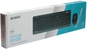 A4 TECH A4-FG1035 A4Tech Fstyler Bezicna tastatura YU-LAYOUT + bezicni mis USB, Grey