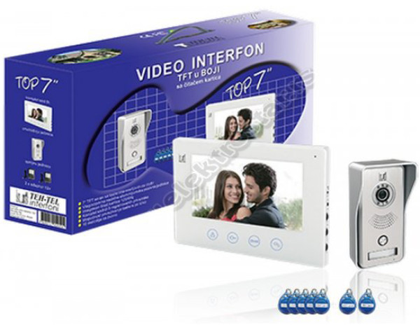 Teh-Tel Video interfon TOP 7 sa čitačem kartica - Слика 2