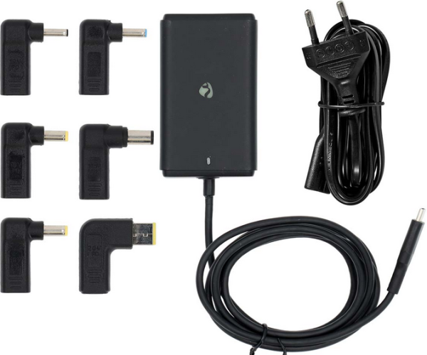 NEDIS NBAU65110BK Univerzalni punjač 65W za notebook računare sa USB-C konektorom i podrškom za napajanje - Слика 6