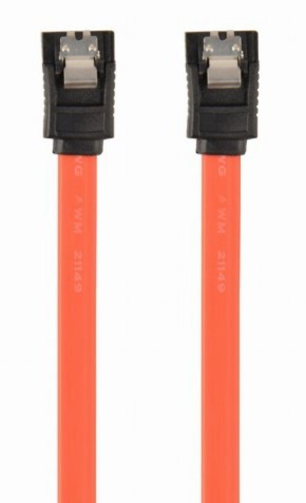 CC-SATAM-DATA Gembird Metal clips, Serial ATA data kabl flat 0.5m A - Слика 3