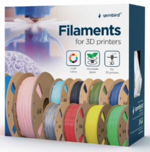 GEMBIRD 3DP-ABS1.75-01-TR ABS Filament za 3D stampac 1.75mm, kotur1KG Transparent