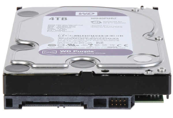 HDD 3.5 4TB WD40PURZ WD Purple 24/7 5400RPM 64MB SATA3 - Слика 3