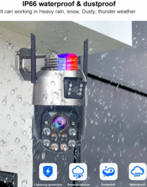 CAM-IP6MP-EP5-12X ZOOM GMB kamera  6 mpix microSD iCSee xmeye pro app Two-way voice PTZ ip66,2x3.6mm