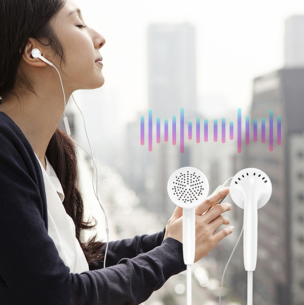 Xwave E-410M white slušalice za mobilni sa mikro/stereo/3.5mm/kabl 1.3 m/kontrola - Слика 6