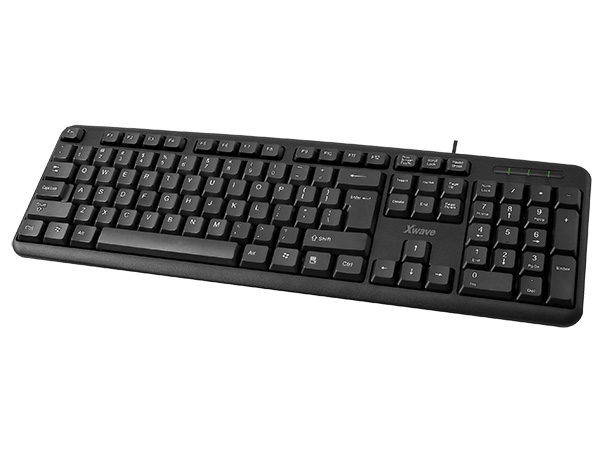 Xwave X 07 Tastatura USB,USA slova,crna - Слика 2