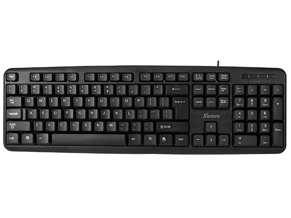 Xwave X 07 Tastatura USB,USA slova,crna - Слика 3