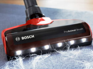 Usisivač BOSCH BCS711PET/Serija7/sa posudom/štapni/fleksibilna cev/ProAnimal/crvena
