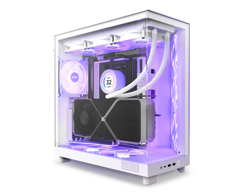 NZXT H6 Flow RGB kućište belo (CC-H61FW-R1) - Слика 5
