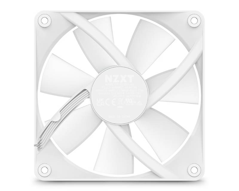 NZXT F120RGB Core 120mm ventilator beli (RF-C12SF-W1) - Слика 5