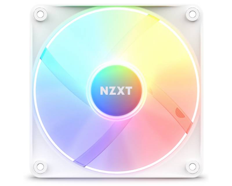 NZXT F140RGB Core 140mm ventilator beli (RF-C14SF-W1) - Слика 4