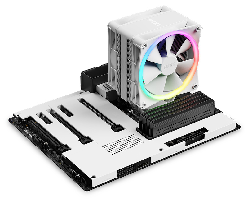 NZXT T120 RGB procesorski hladnjak beli (RC-TR120-W1) - Слика 4