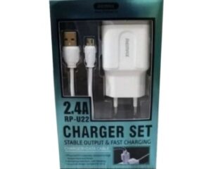 REMAX Strujni FAST punjač 2xUSB 2,4A+ iphone kabl 1m beli