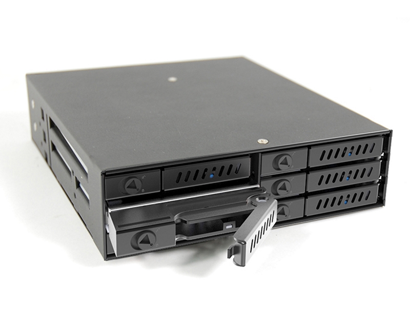 CHIEFTEC CMR-625 6 x 2.5" SATA rack fioka crna - Слика 2