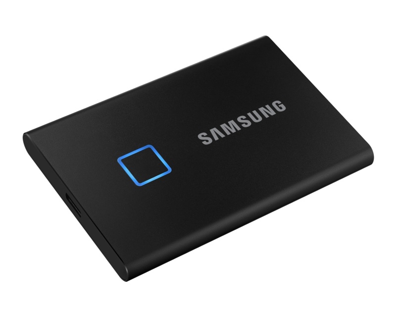 SAMSUNG Portable T7 Touch 1TB crni eksterni SSD MU-PC1T0K - Слика 3