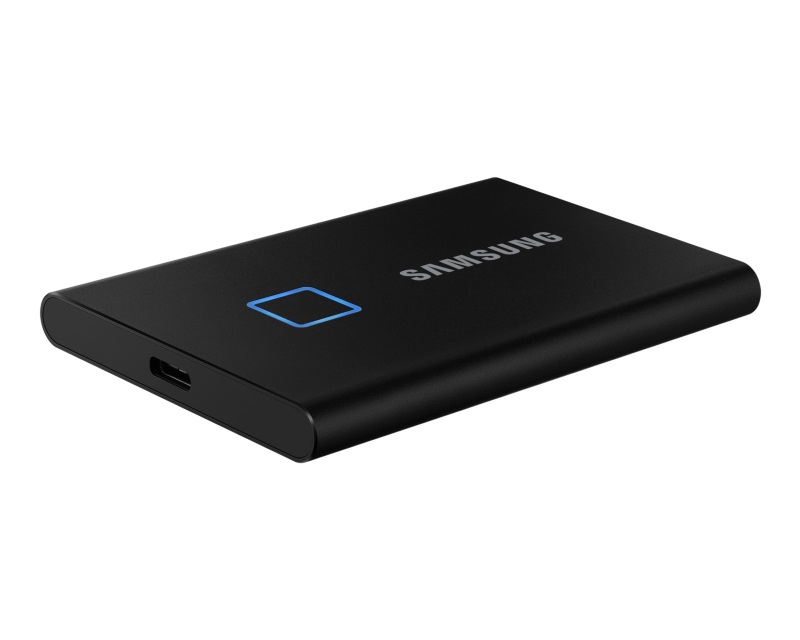 SAMSUNG Portable T7 Touch 1TB crni eksterni SSD MU-PC1T0K - Слика 4